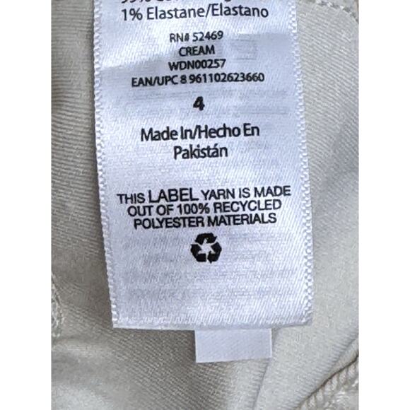 Free Assembly Women’s Denim Jeans Super High Rise Straight Size 4 Raw Hem - Picture 7 of 11